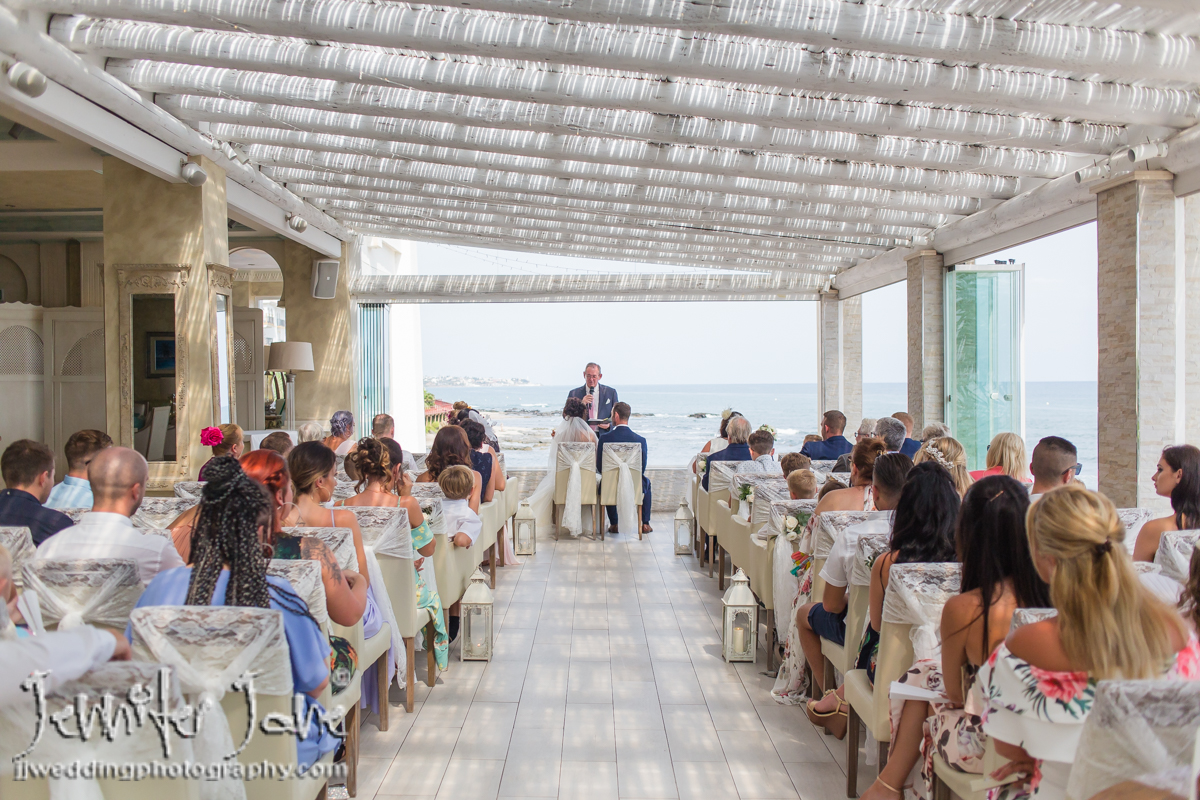 wedding photography at el oceano mijas costa