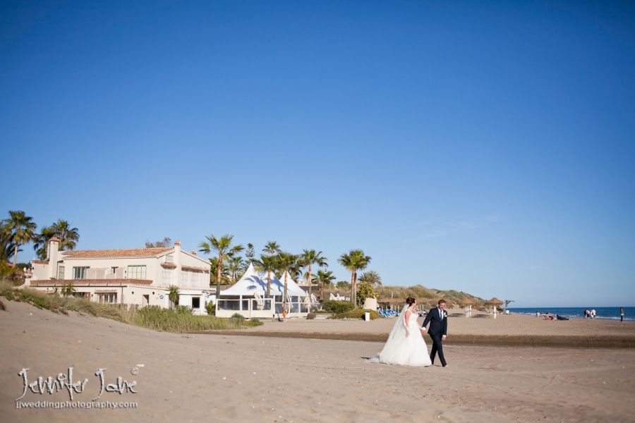 beach wedding photography, beach house marbella