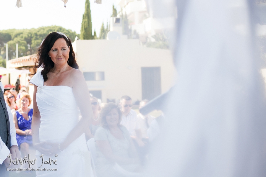 wedding on the beach at the hotel rincon anduluz puerto banns spain