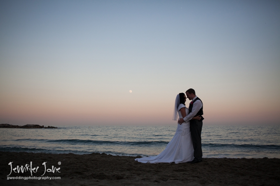 wedding on the beach at the hotel rincon anduluz puerto banns spain