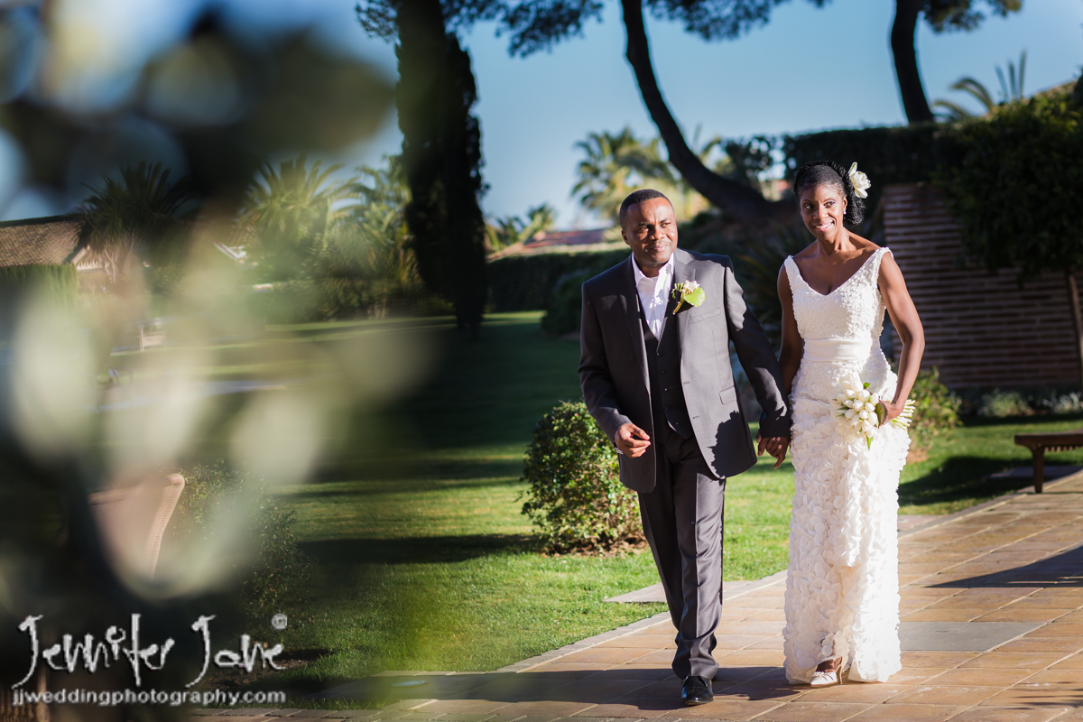 wedding photography at Estrella del mar - Marbella