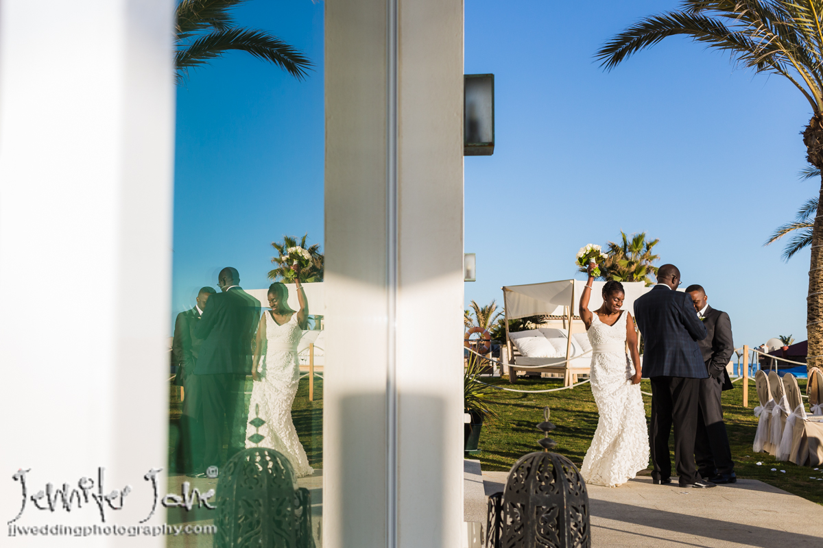 wedding photography at Estrella del mar - Marbella