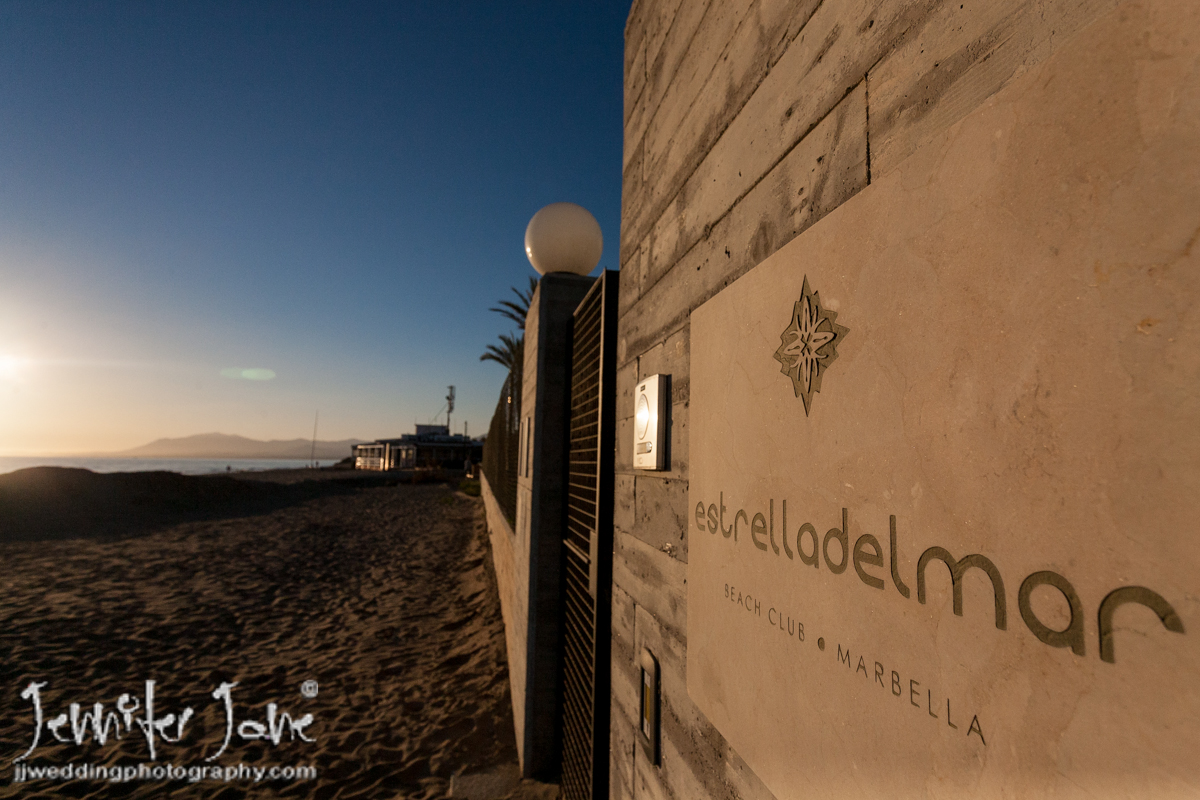 wedding photography at Estrella del mar - Marbella