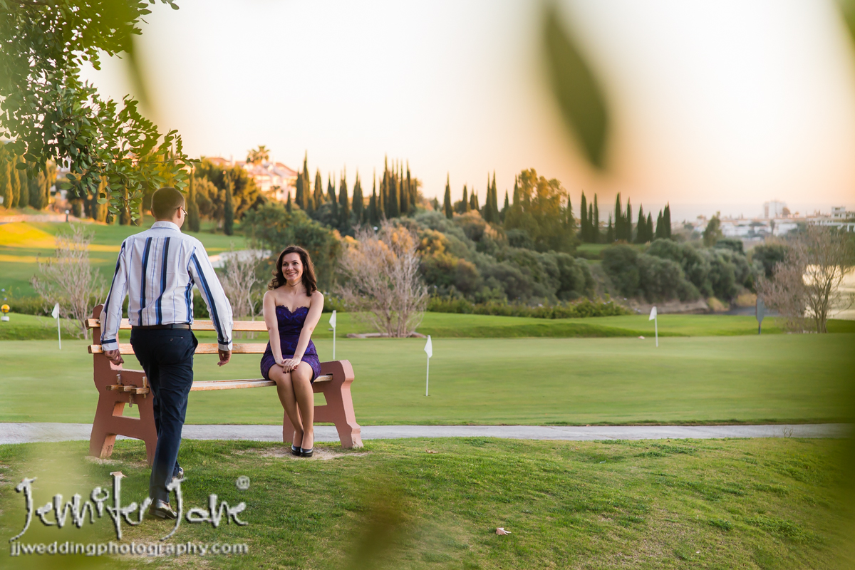 wedding proposal at villa padierna marbella