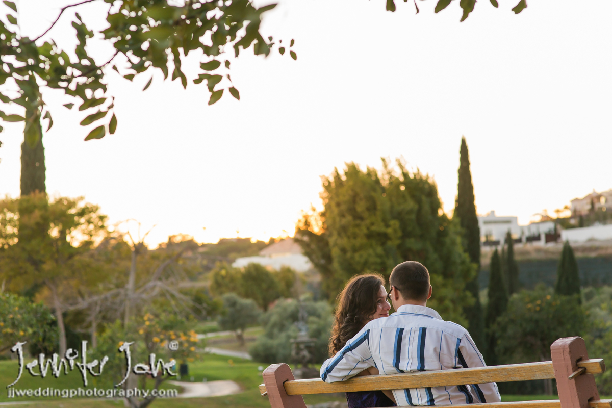 wedding proposal at villa padierna marbella