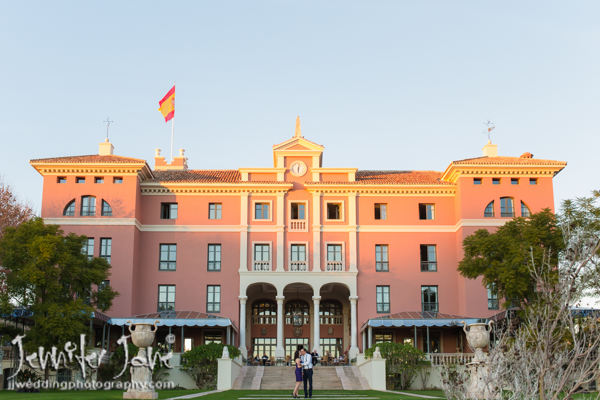 wedding proposal at villa padierna marbella